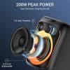 imageTONOR Karaoke Machine for Adults Portable Bluetooth Singing PA Speaker System with 2 Wireless Microphones and RGB LED Lights Supports BTAUXUSBTF Card for Party Home Karaoke OutdoorIndoor K6K6 Black
