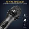 imageTONOR Professional Vocal Microphone for Singing Dynamic Handheld Wired Karaoke Mic Cardioid Studio Microfono with 45M XLR to 14quot Cable for SpeakersMixer MachineAmpSpeechKaraoke and OutdoorsD5