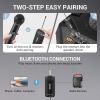 imageTONOR Rechargeable Wireless Microphones Metal Bluetooth Handheld Cordless Mic System with Receiver 2x25 UHF Professional Dynamic Mic for Karaoke Church Singing Wedding Meeting DJ 328ft TW720
