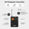 imageTONOR UHF Wireless Microphones System with Metal Cordless HandheldHeadsetLavalier Lapel Mics Bodypack Transmitter Receiver 410 Channels 295ft Range for Singing Karaoke Church Party DJ PA Speaker2 Handheld  2 Bodypack Mics