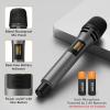 imageTONOR Wireless Microphone System 4  10Channel UHF Cordless Handheld Mic Set with HeadsetLavalier Lapel Mics Bodypack Transmitter Receiver 200ft Range for Karaoke Singing Church DJ PA Speaker2 Handheld 2 Bodypack Mics