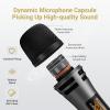 imageTONOR Wireless Microphone Systems Dual UHF Cordless Karaoke Microphone Set Handheld Dynamic Microfono for Singing with Receiver for Home Karaoke Party Church DJ Wedding Speech 200ft TW350 Grey