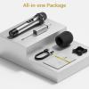 imageTONOR Wireless Microphone UHF Metal Cordless Handheld Mic System with Rechargeable Receiver for Karaoke Singing Party Wedding DJ Speech 200ft TW620 SilverSilver