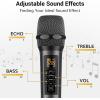 imageTONOR Wireless Microphone with TrebleBassEcho Dynamic Handheld Singing Mic with Receiver for Stage Wedding Karaoke Machine PA System Speaker Amp Mixer 30 UHF Adjustable Frequencies 200ft TW515