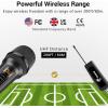 imageTONOR Wireless Microphone with TrebleBassEcho Dynamic Handheld Singing Mic with Receiver for Stage Wedding Karaoke Machine PA System Speaker Amp Mixer 30 UHF Adjustable Frequencies 200ft TW515