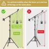 imageTONOR Microphone Stand with Tablet Holder Cup Tray Extra Weights Tripod Boom Arm for Floor Adjustable Height and Angle Heavy Duty Stand with Carrying Bag Pad Clamp Compatible with Yeti T35Mic Stand with Tray